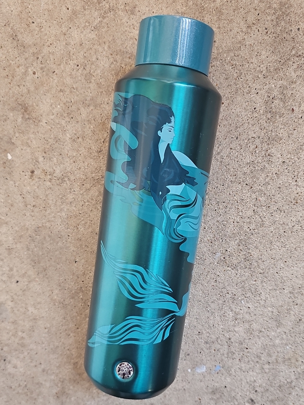 Starbucks Metallic Teal Mermaid Tumbler